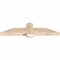 Ekena Millwork Eugene Smooth Timber Gable Bracket, Douglas Fir, 48"W x 12"H x 3 1/2"D x 5 1/2"F, 6/12 Pitch GBW048X12X0406EUG00SDF - alternate 3